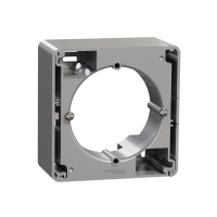 Dėžutė v/t vienguba aliuminio spalvos SEDNA DESIGN - SCHNEIDER ELECTRIC