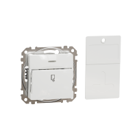 Jungiklis p/t kortelinis be rėmelio baltas 10A 250V SEDNA DESIGN - SCHNEIDER ELECTRIC