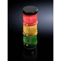 Švyturėlis signalinis 3 spalvų 24V M12x1.5 LED IP65 vamzdžiui SG 2372.101 - RITTAL