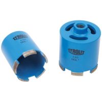 Freza 68mm deimantinė 5 dantys (naudoti be kalimo) be centravimo grąžto, armuotam betonui 68x70xM16 DDL BASIC - TYROLIT