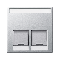 Dangtelis kompiuterio 2xRJ45 aliumininis SYSTEM M - SCHNEIDER ELECTRIC