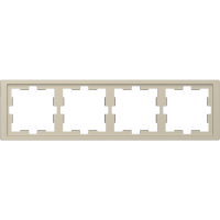 Rėmelis keturgubas sahara spalvos SYSTEM DESIGN - SCHNEIDER ELECTRIC