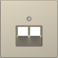 Dangtelis dvigubas RJ45 lizdui dramblio kaulo spalvos System Design - SCHNEIDER ELECTRIC