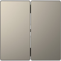 Klavišas dvigubam jungikliui nikelio spalvos System Design - SCHNEIDER ELECTRIC
