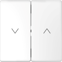 Klavišas dvigubam jungikliui žaliuzių su rodyklėmis baltas System Design - SCHNEIDER ELECTRIC