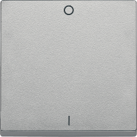 Klavišas viengubam jungikliui su simboliais "O-I" aliuminio matinės spalvos System M - SCHNEIDER ELECTRIC
