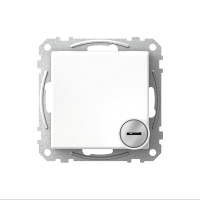 Lizdas p/t SCHUKO su dangteliu su užraktu IP20 be rėmelio su apsauga nuo vaikų užspaudžiami kontaktai baltas 16A 250V Exxact - SCHNEIDER ELECTRIC