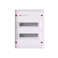 Skydelis v/t 24 (2x12) modulių IP30 su PE/N gnybtais AK624E2 - ABB
