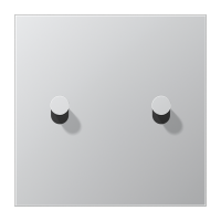 Dangtelis jungiklio dvigubo svirtinio su kūgio formos svirtele aliumininis LS 1912 - JUNG