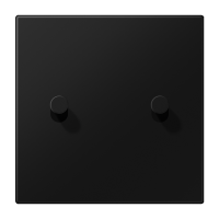 Dangtelis dvigubam jungikliui aliumininis juodos matinės spalvos LS 1912 - JUNG