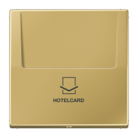 Laikiklis kortelės-rakto žalvario spalvos - JUNG