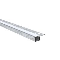 Profilis LED juostai g/k aliumininis 56.9x15.4 L-3m sidabrinės spalvos su dangčiu galiniais dangteliais ir tvirtinimo laikikliais T5715 SILVER 3m - NORTHCLIFFE