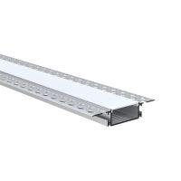 Profilis LED juostai g/k aliumininis 88x18.5 L-3m sidabrinės spalvos su dangčiu galiniais dangteliais ir tvirtinimo laikikliais T8819 SILVER 3m - NORTHCLIFFE