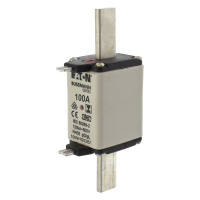 Bussmann series low voltage NH Fuse NH FUSE 100A 500V GL/GG SIZE 02 - EATON (pavadinimas tikslinamas)