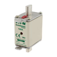 Bussmann series low voltage NH Fuse NH FUSE 100AMP 690V aM SIZE 00 DUAL IND - EATON (pavadinimas tikslinamas)