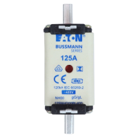 Bussmann series low voltage NH Fuse NH FUSE 125A 400V GG/GL SIZE 00 - EATON (pavadinimas tikslinamas)
