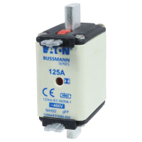 Bussmann series low voltage NH Fuse 125Amp 400V AC GFF 00 NH FUSE - EATON (pavadinimas tikslinamas)