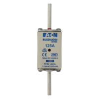 Bussmann series low voltage NH Fuse NH FUSE 125A 400V GG/GL SIZE 02 - EATON (pavadinimas tikslinamas)