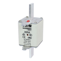 Bussmann series low voltage NH Fuse NH FUSE 355A 500V GG/GL SIZE 03 - EATON (pavadinimas tikslinamas)