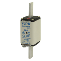 Bussmann series low voltage NH Fuse NH FUSE 40A 400V GG/GL SIZE 02 - EATON (pavadinimas tikslinamas)