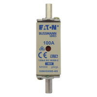 Bussmann series low voltage NH Fuse NH FUSE 4A 400V GG/GL SIZE 000 - EATON (pavadinimas tikslinamas)