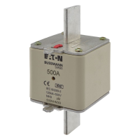 Bussmann series low voltage NH Fuse NH FUSE 500AMP 500V AM SIZE 3 DUAL IND. - EATON (pavadinimas tikslinamas)