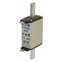 Bussmann series low voltage NH Fuse NH FUSE 50A 400V GG/GL SIZE 01 - EATON (pavadinimas tikslinamas)