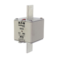 Bussmann series low voltage NH Fuse NH FUSE 500A 690V gG SIZE 3 - EATON (pavadinimas tikslinamas)