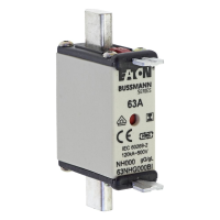 Bussmann series low voltage NH Fuse NH FUSE 63A 500V SIZE 000 GG IMGL - EATON (pavadinimas tikslinamas)