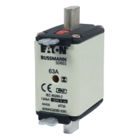 Bussmann series low voltage NH Fuse NH FUSE 63A 690V SIZE 000 GG IMGL - EATON (pavadinimas tikslinamas)