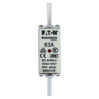 Bussmann series low voltage NH Fuse NH FUSE 63A 500V GG/GL SIZE 0 - EATON (pavadinimas tikslinamas)