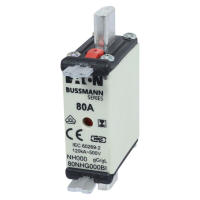 Bussmann series low voltage NH Fuse NH FUSE 80A 500V SIZE 000 GG IMGL - EATON (pavadinimas tikslinamas)