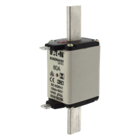 Bussmann series low voltage NH Fuse NH FUSE 80A 500V GL/GG SIZE 02 - EATON (pavadinimas tikslinamas)