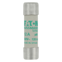 Bussmann series low voltage cylindrical fuse CYLINDRICAL FUSE 10 x 38 12A AM 500V AC - EATON (pavadinimas tikslinamas)