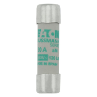 Bussmann series low voltage cylindrical fuse CYLINDRICAL FUSE 10 x 38 20A AM 400V AC - EATON (pavadinimas tikslinamas)