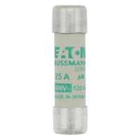 Bussmann series low voltage cylindrical fuse CYLINDRICAL FUSE 10 x 38 25A AM 400V AC - EATON (pavadinimas tikslinamas)