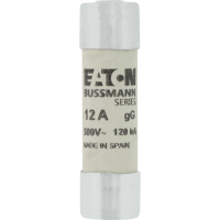 Bussmann series low voltage cylindrical fuse CYL FUSE >STRIKER >14 x 51 12A GG 500VAC - EATON (pavadinimas tikslinamas)