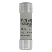 Bussmann series low voltage cylindrical fuse CYL FUSE >STR >14 x 51 25A GG 500V AC - EATON (pavadinimas tikslinamas)