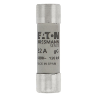 Bussmann series low voltage cylindrical fuse CYLINDRICAL FUSE 14 x 51 32A GG 500V AC - EATON (pavadinimas tikslinamas)