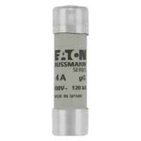 Bussmann series low voltage cylindrical fuse CYL GG 14.3X51 4A/STR - EATON (pavadinimas tikslinamas)