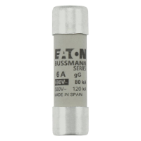 Bussmann series low voltage cylindrical fuse CYLINDRICAL FUSE 14 x 51 6A GG 690V AC - EATON (pavadinimas tikslinamas)