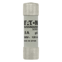 Bussmann series low voltage cylindrical fuse CYL FUSE >STR >14 x 51 8A GG 500V AC - EATON (pavadinimas tikslinamas)