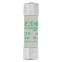 Bussmann series low voltage cylindrical fuse CYL FUSE >STR >14 x 51 2A GG 500V AC - EATON (pavadinimas tikslinamas)