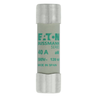 Bussmann series low voltage cylindrical fuse CYLINDRICAL FUSE 14 x 51 40A AM 500V AC - EATON (pavadinimas tikslinamas)