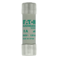 Bussmann series low voltage cylindrical fuse CYL FUSE >STR >14 x 51 8A GG 500V AC - EATON (pavadinimas tikslinamas)