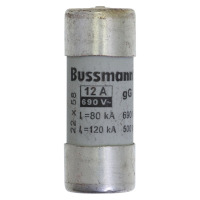 Bussmann series low voltage cylindrical fuse CYL FUSE >STR >22 x 58 12A GG 690V AC - EATON (pavadinimas tikslinamas)