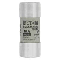 Bussmann series low voltage cylindrical fuse CYLINDRICAL FUSE 22 x 58 16A GG 690V AC - EATON (pavadinimas tikslinamas)