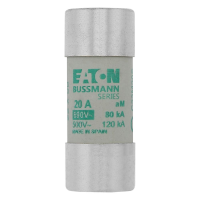 Bussmann series low voltage cylindrical fuse CYL FUSE >STR >22 x 58 20A GG 690V AC - EATON (pavadinimas tikslinamas)