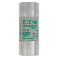 Bussmann series low voltage cylindrical fuse CYLINDRICAL FUSE 22 x 58 25A AM 690V AC - EATON (pavadinimas tikslinamas)