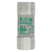Bussmann series low voltage cylindrical fuse CYLINDRICAL FUSE 22 x 58 32A AM 690V AC - EATON (pavadinimas tikslinamas)